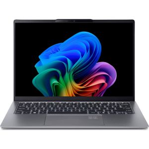 Acer Swift Go 14 AI OLED (14", 512 GB, 16 GB, DE, AMD Ryzen AI 7 350), Notebook, Zilver