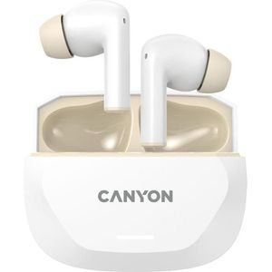 Canyon - HEXAGON 7 TWS - Koptelefoon - Wit Beige - Draadloos - ANC