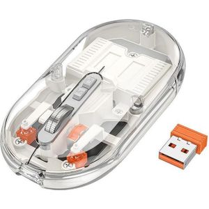 Hoco - GM35 - Draadloze Muis - Wit - Dual-Mode 2,4G 1600 dpi