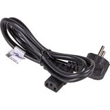 Akyga - AK-PC-12A - Stroomkabel - Zwart - 3 m - IEC C13 en CEE 7/7