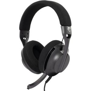 White Shark Haai GH-2440 Papegaai Zwart (Bedraad), Gaming headset, Zwart