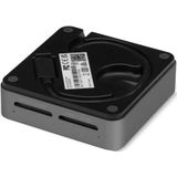 OWC Dual-Slot SDXC UHS-II Card Reader - USB-C - Zwart/Grijs
