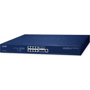 Planet L3 8-poorts 10G RJ45 + 4-poorts 10G SFP+ XGS-6311-8T4XR, Netwerkschakelaar
