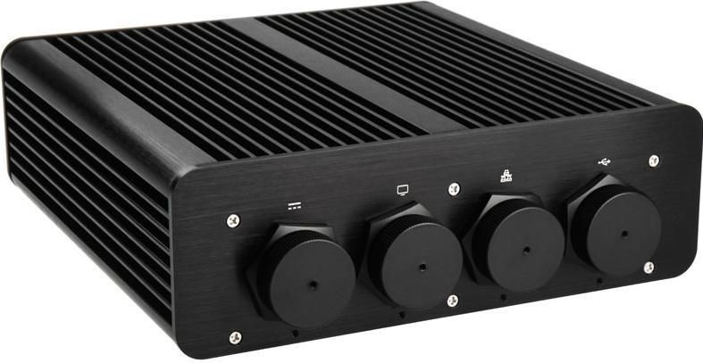 Akasa - Pascal MD - PC-behuizing - Zwart - Aluminium - IP65 Bescherming