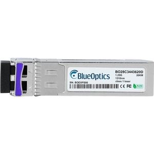 BlueOptics Allied Telesis AT-SPBD20DUAL-14 compatibele cSFP BO28C4334620D, Zendontvangers, Zilver