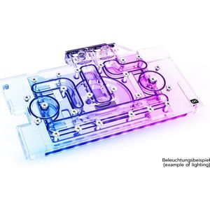 Alphacool IJsblok Aurora GPX-N RTX 3070 TUF/Dual met achterplaat - acryl + nikkel, GPU waterkoelers