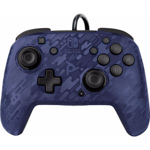 PDP FaceOff Deluxe + Audio (Switch), Controller, Blauw
