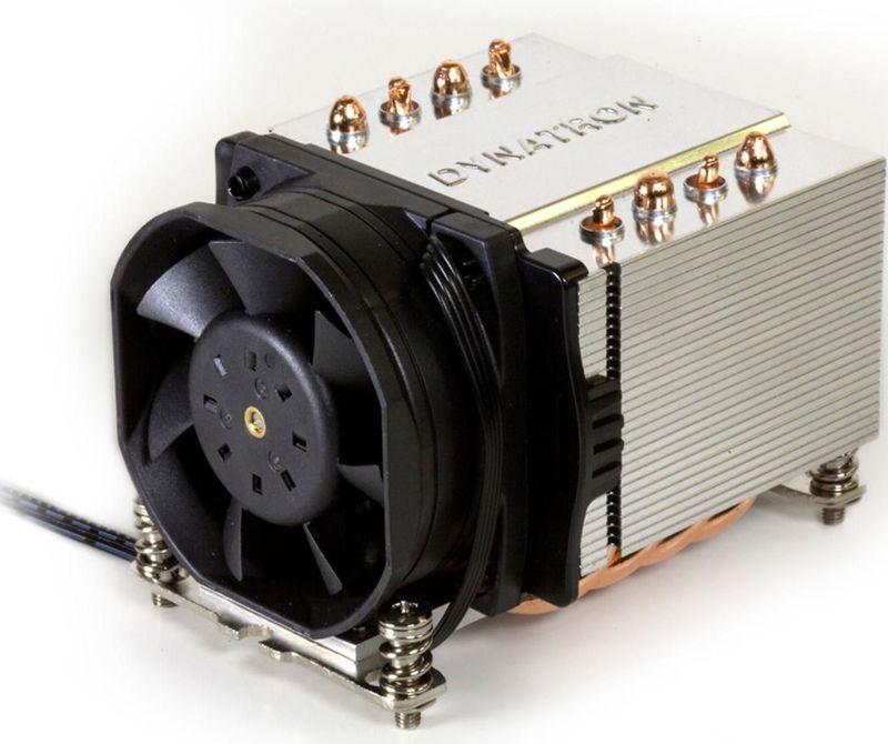 Intertech - Dynatron A-24 - Processorkoeler - Zwart - Aluminium