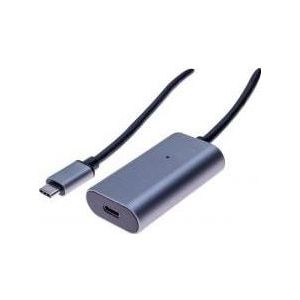 Exertis Connect USB 3.1 verlengkabel met versterker Type-C(TM) (5 m), USB-kabel