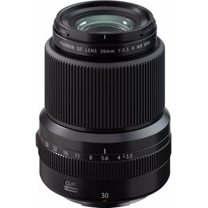 Fujifilm Fujinon GF 30mm f/3.5 R WR - Objectief - Zwart