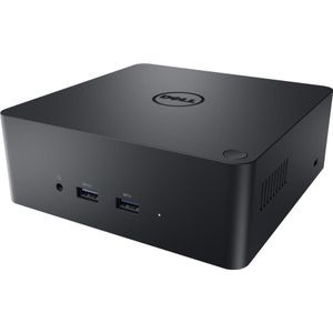 Dell TB18DC (USB C), Docking station + USB-hub, Zwart