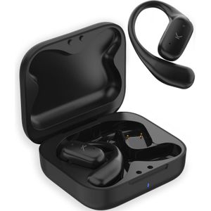 Ksix - Cosmos - Draadloze Oordopjes - Zwart - Open Ear-ontwerp