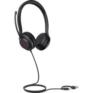 Yealink - UH 35 Serie - Kantoorheadset - Zwart - Bedraad - USB-A