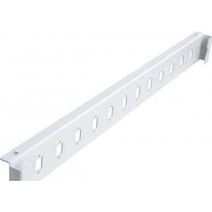 Stalflex Optiekpaneel 19" 1U 12xCS SLX Grijs P19-1U-12S-G, Server accessoires, Grijs