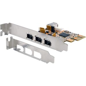 Exsys PCI-E kaart 3+1 FireWire 400, Controlekaart