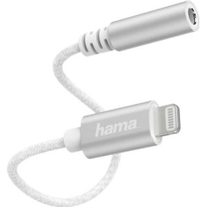 Hama Lightning - 3,5 mm aansluiting (Jack adapter), Audio-adapters, Wit
