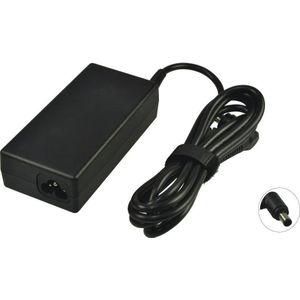 HP AC-adapter 18,5V 65W inclusief voedingskabel (65 W), Voeding voor notebooks, Zwart