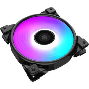 Pccooler Halo RGB 3 in 1 (120 mm, 3 x), PC ventilator, Zwart