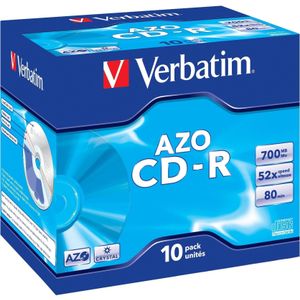 Verbatim CD-R 700MB - 80min - 48x - 10 Stuks
