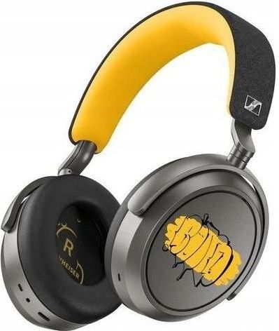 Sennheiser Słuchawki Momentum 4 Wireless 80th Anniversary Edition (ANC, 20 h, Draadloze), Koptelefoon, Zwart, Geel