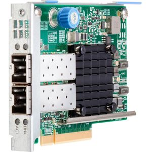 HPE Ethernet adapter met 2 poorten 537SFP+ OCP3 (PCI Express 3.0 x8), Netwerkkaarten, Zwart