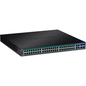 Trendnet TPE-5048WS Switch - 48 x Gigabit PoE+ Poorten - 740W PoE-vermogen