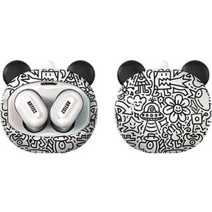 T-Phox TWS kunstenaarshoofdtelefoon met gezichtsverandering, wit (6 h, Draadloze), Koptelefoon, Wit