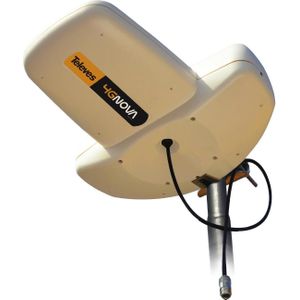 Televes 4GNOVA - 7 dBi - 1,7 - 2,7 GHz - 50 Ohm - SMA - IP53 - 150 km/u (Parabolische antenne, LTE), SAT Spiegels + SAT Antennes, Wit