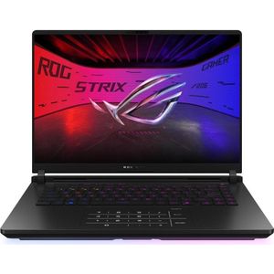 ASUS ROG Strix Scar 16 RTX 5070 Ti (16", 1000 GB, 32 GB, DE, Intel Core Ultra 9 275HX), Notebook, Zwart
