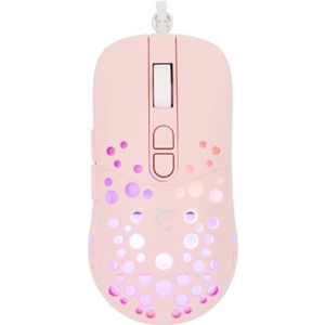 White Shark Shark GM-9004 Tristan-2 Roze RGB (Bedraad), Muis, Roze