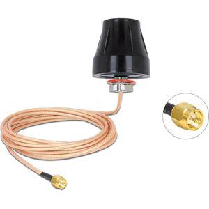 Delock - LTE/HSPA/GSM-antenne - Wit - SMA-aansluiting - Netwerkantenne