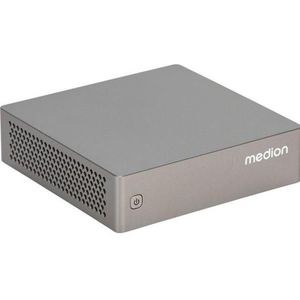 Medion S06 Mini PC (512 GB, 8 GB, Intel Core i3-1315U, Intel UHD Graphics), PC, Grijs