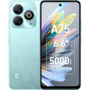 ZTE - Blade A75 - Smartphone - Groen - 128 GB - Dubbele SIM