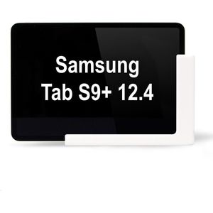 TabLines TWP030W Muurbeugel voor Samsung Tab S9+ 12.4, wit, Tablethouder, Wit