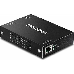 TRENDnet - TPE-E100 - Gigabit PoE+ Extender - Zwart - Totale afstand van maximaal 200 m