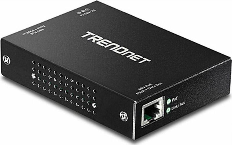 TRENDnet - TPE-E100 - Gigabit PoE+ Extender - Zwart - Totale afstand van maximaal 200 m