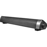 Megasat Soundbar I (12 W, 2.0 Kanaal), Soundbar, Zwart