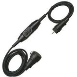 PRCD-S - Draagbaar Foutstroombeveiligingsapparaat - Rubber - 1,5 m Stekker - 3 m Koppeling