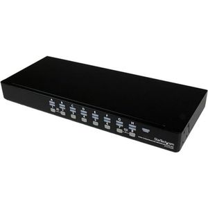 StarTech.com 16-poort 1U-Rack USB KVM-switch met OSD