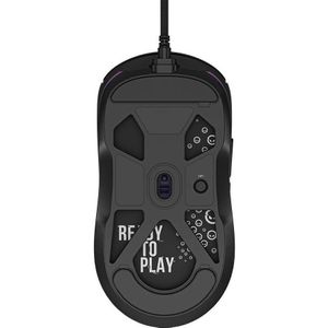 Lorgar - MSA10 - Gaming-muis - Zwart - Bedraad - Ergonomisch Ontwerp