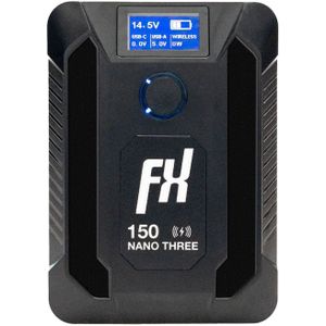 Fxlion Nano Three wireless (Batterij), Stroomvoorziening voor de camera, Zwart