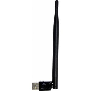 Xoro HWL 155N (USB 2.0), Netwerkadapter, Zwart