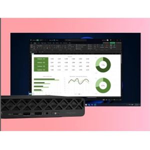 HP ProDesk 4 Mini G1i Desktop AI PC (512 GB, 16 GB), PC, Zwart