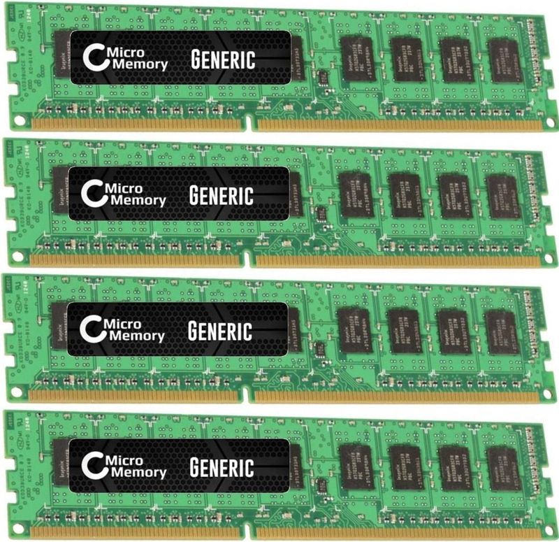 CoreParts - MMI1213 - RAM - Groen - 4 x 8GB