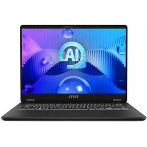 MSI Prestige 14 AI Evo C1MG-030ES (14", 1000 GB, 16 GB, DE, Intel Core Ultra 5 125H), Notebook, Grijs