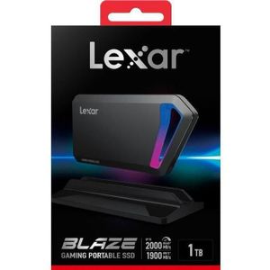 Lexar - Externe Draagbare SSD - Zwart - 1TB - USB3.2 Gen2*2