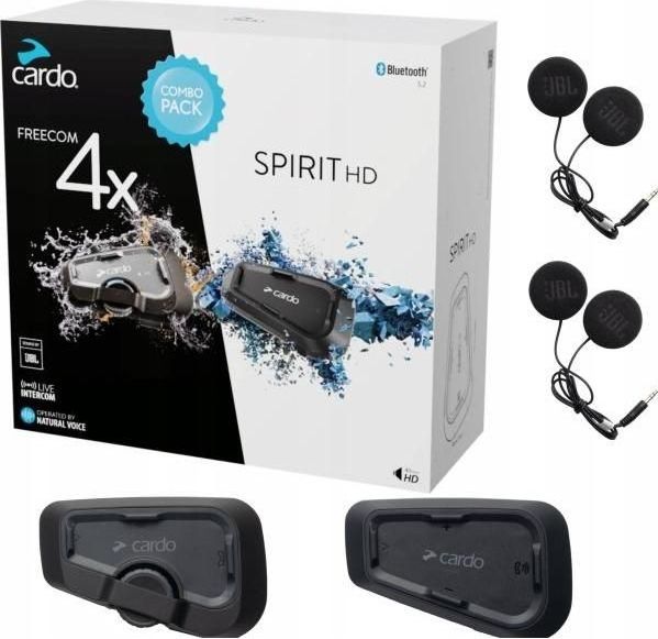 Cardo - Freecom 4X - Intercom - Zwart - Bluetooth Verbinding