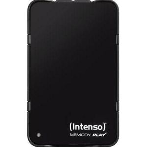 Intenso HDD Memory Play 1 TB juodasis išorinis diskas (6021460) (1 TB), Externe harde schijf, Zwart