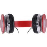 Rebeltec bekabelde hoofdtelefoon City rood (Bedraad), Koptelefoon, Rood