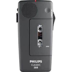 Philips Pocket Memo 388 (0 GB), Dictafoon, Zwart